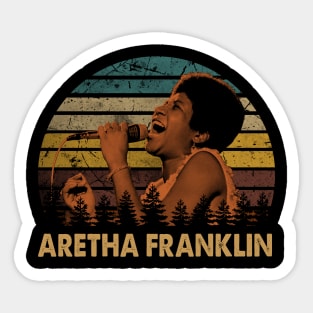 Soul Sensation Aretha Tee Vintage Vibes Sticker